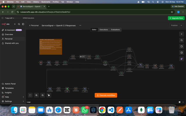 ServiceSignal — Workshop Feedback AI